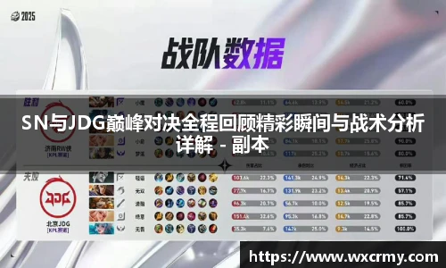 SN与JDG巅峰对决全程回顾精彩瞬间与战术分析详解 - 副本
