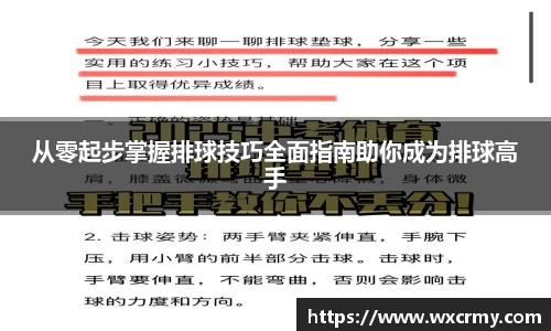 从零起步掌握排球技巧全面指南助你成为排球高手